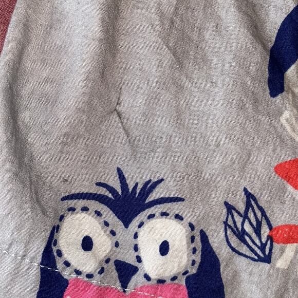 Mini Boden Smocked Winter Owls in Beanies Dress Size 1.5-2 years - Picture 8 of 8